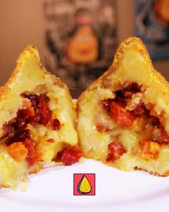 coxinha de bacon